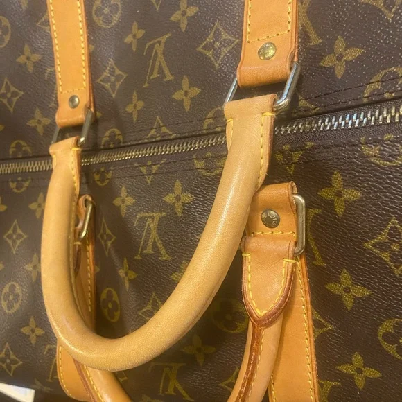 Auth Louis Vuitton Keepall Bandouliere 55 Monogram Boston Bag - Picture 6 of 9